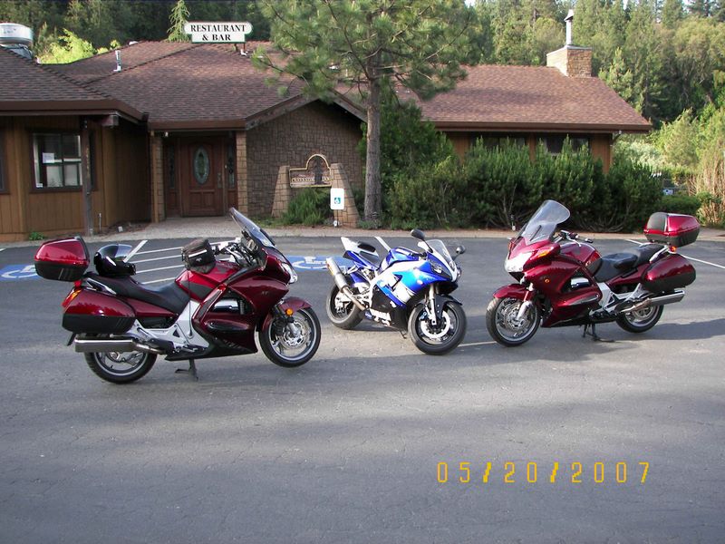 Dave and My ST1300s & Bobby's R1