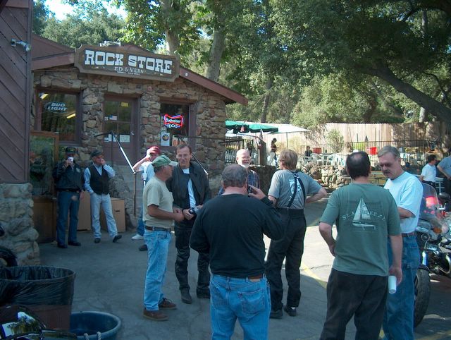Meeting at the Rock Store